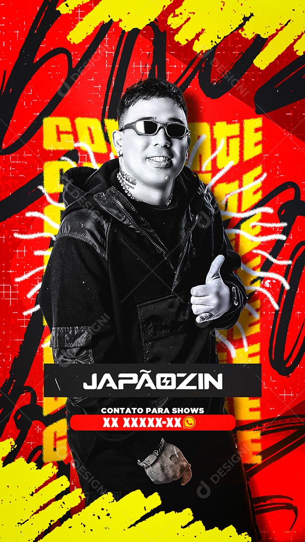 Story Japãozin Flyer Social media PSD Editável