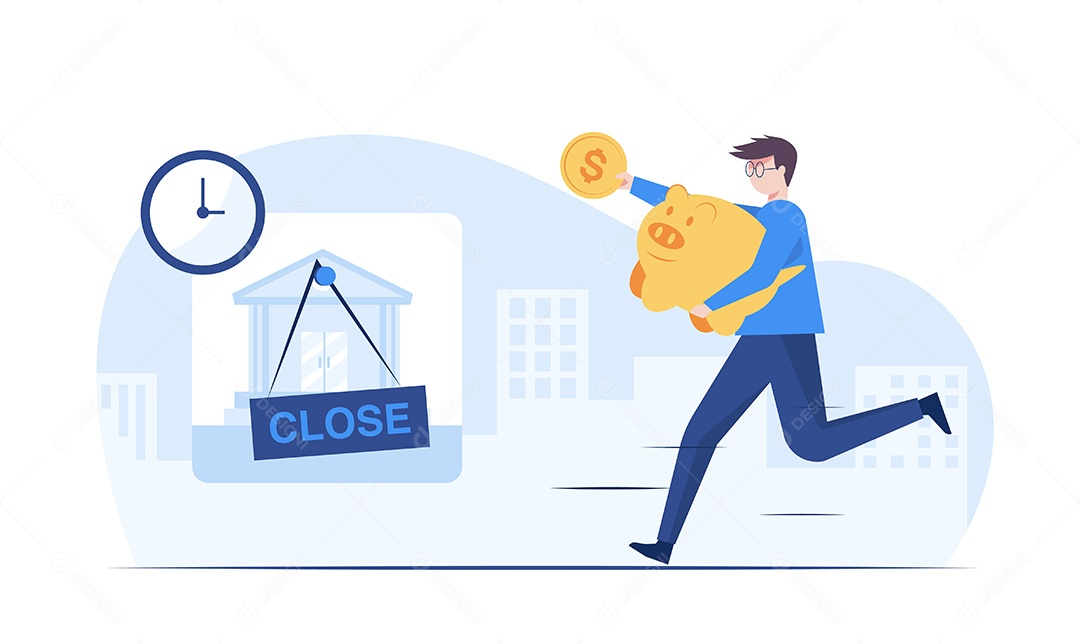 Ilustrações de Financias Vetor EPS