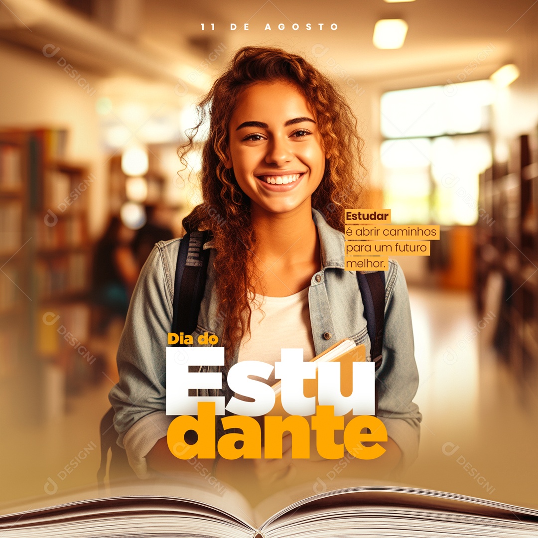 Dia do Estudante Social Media PSD Editável