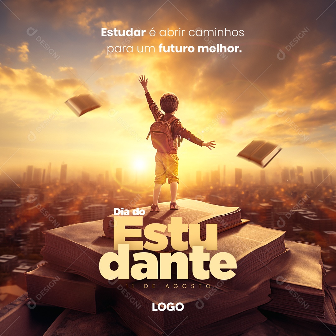 Dia do Estudante Social Media PSD Editável