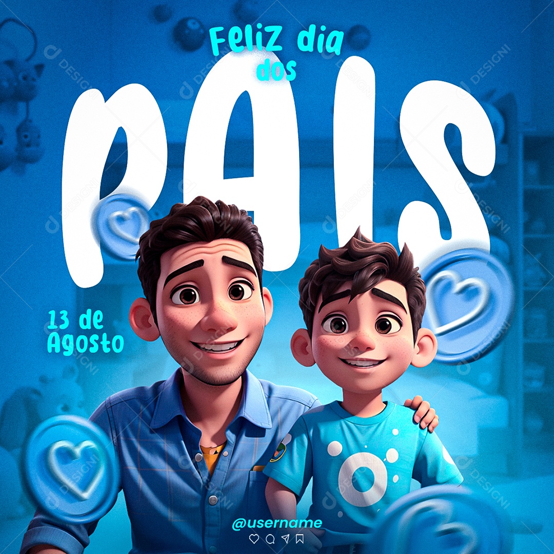 Father's Day Social Media PSD Editable