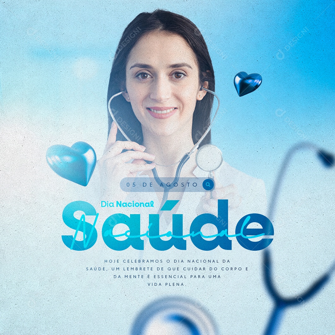 National Health Day Today We Celebrate Social Media PSD Editable