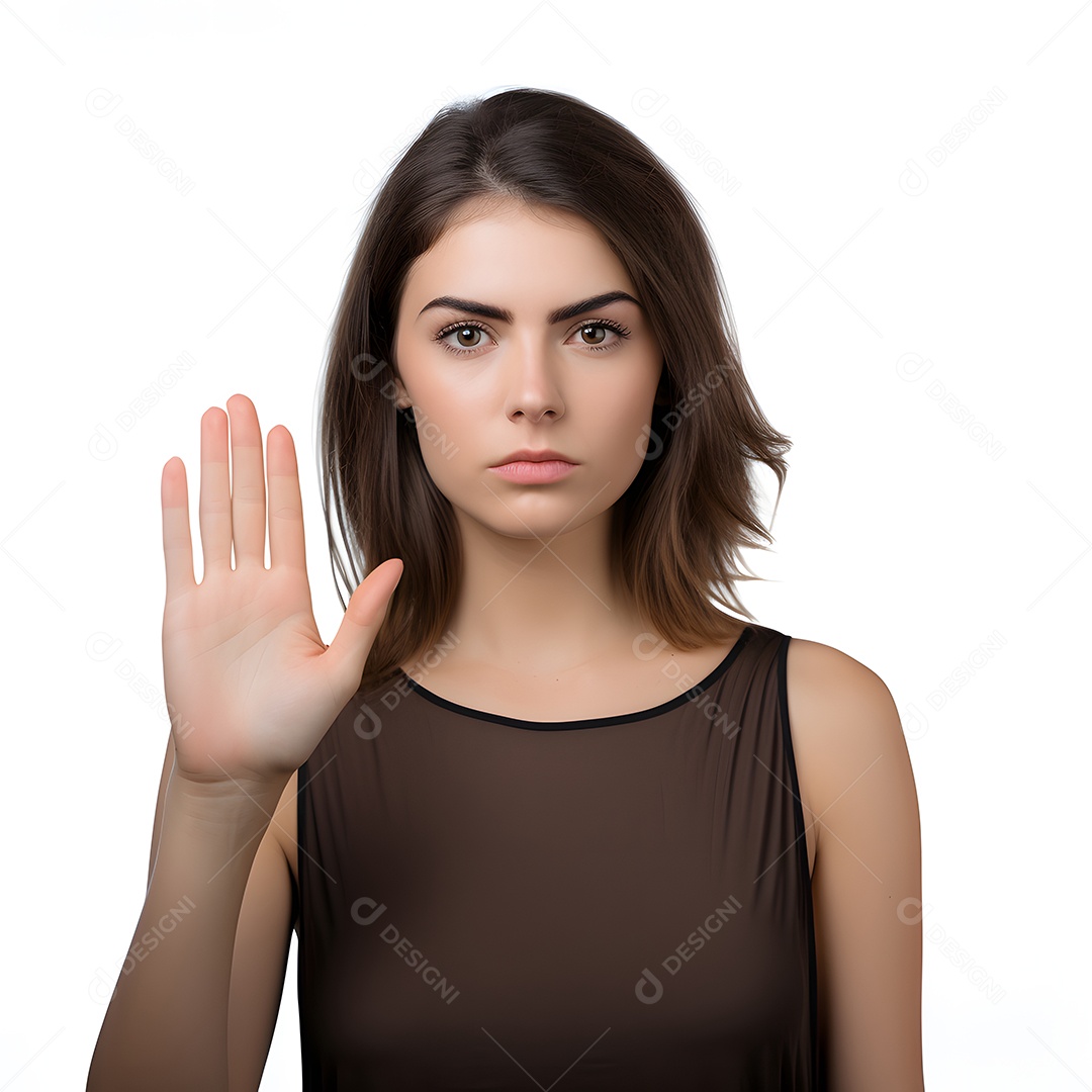 Mulher representando agosto lilás