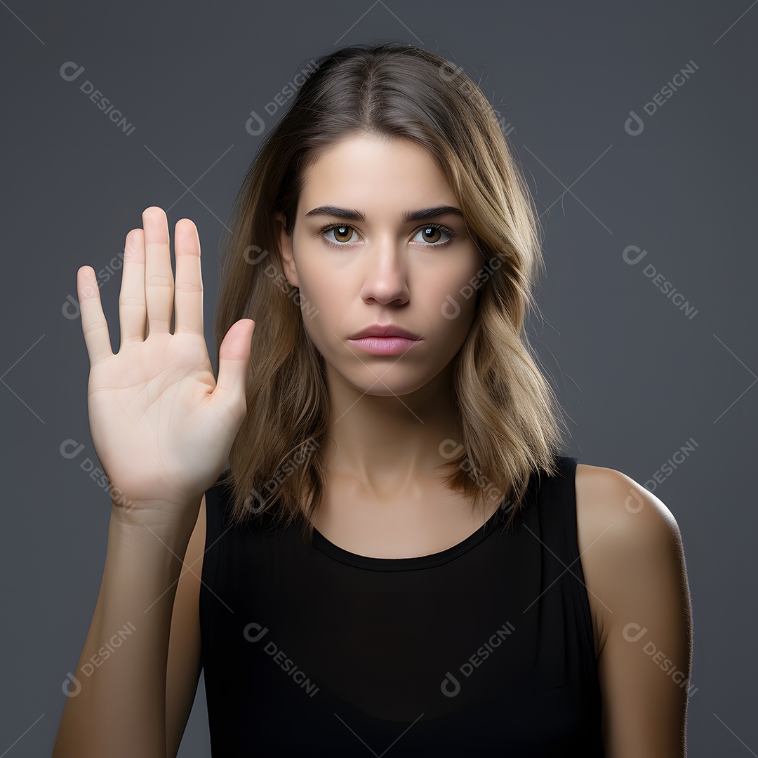 Mulher representando agosto lilás