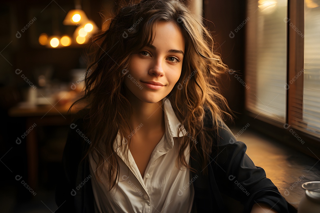 Linda mulher escritora