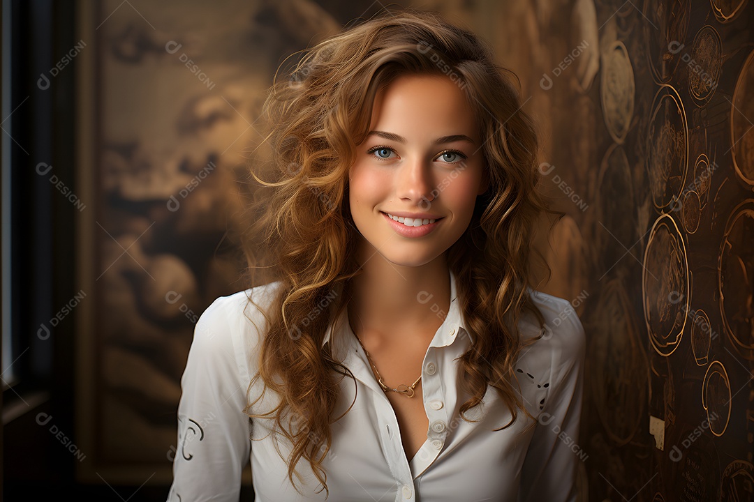 Linda mulher escritora