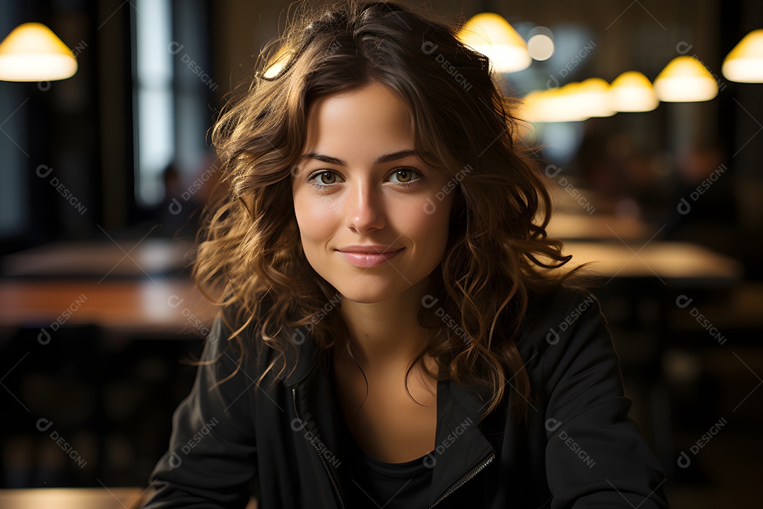 Linda mulher escritora