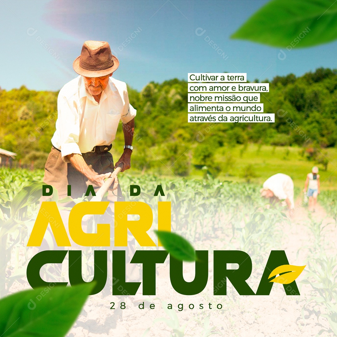 Dia Do Agricultor Social Media PSD Editável