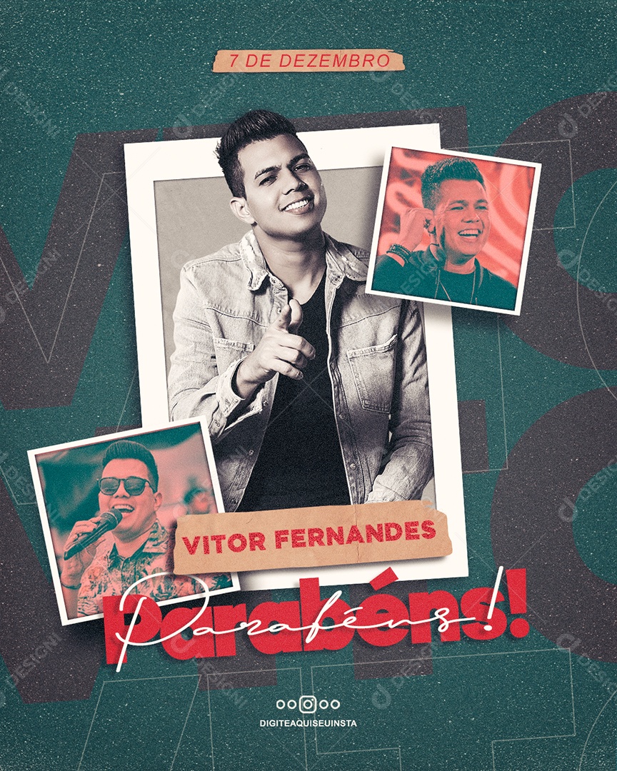 Vitor Fernandes Flyer Social Media PSD Editável