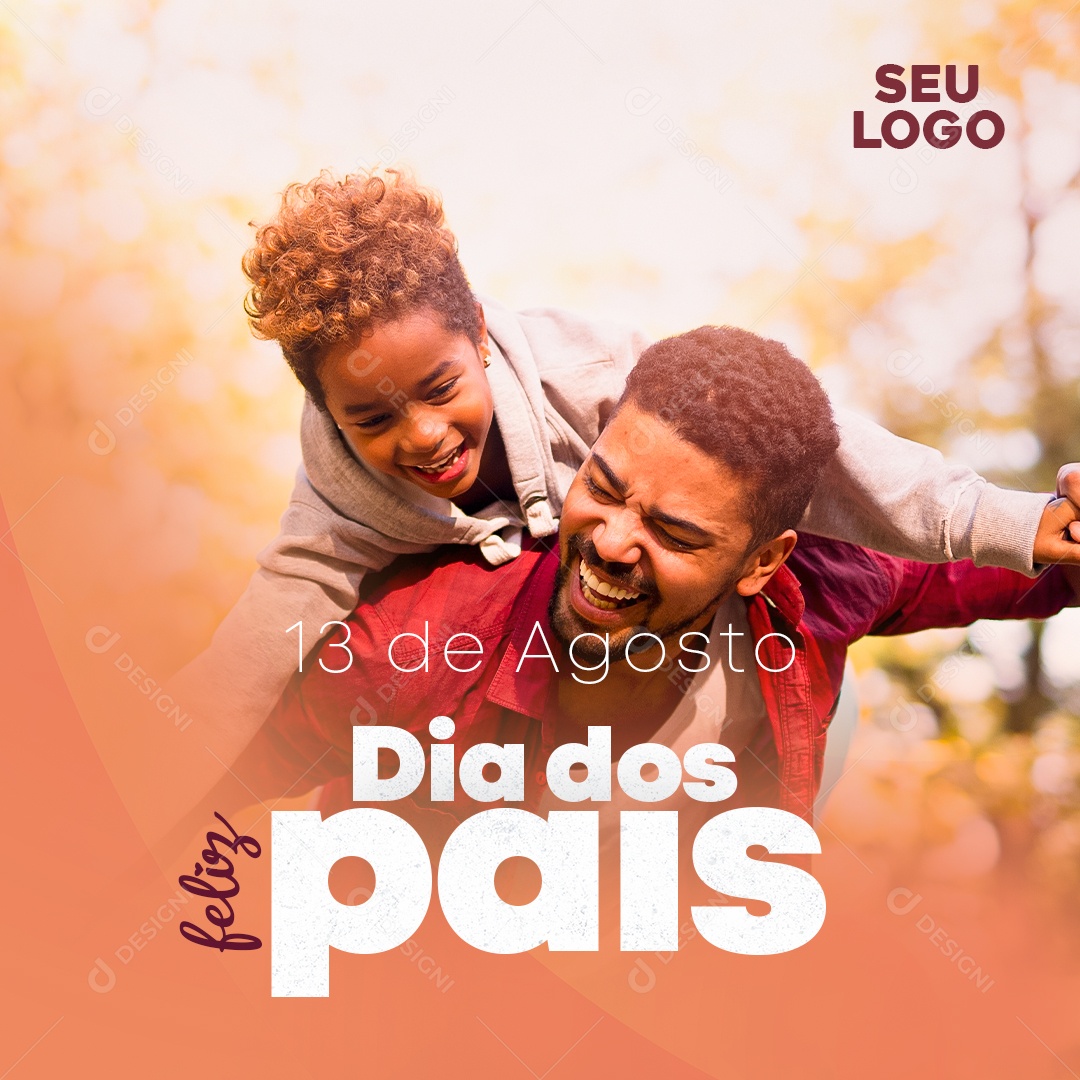 Dia dos Pais Social Media PSD Editável