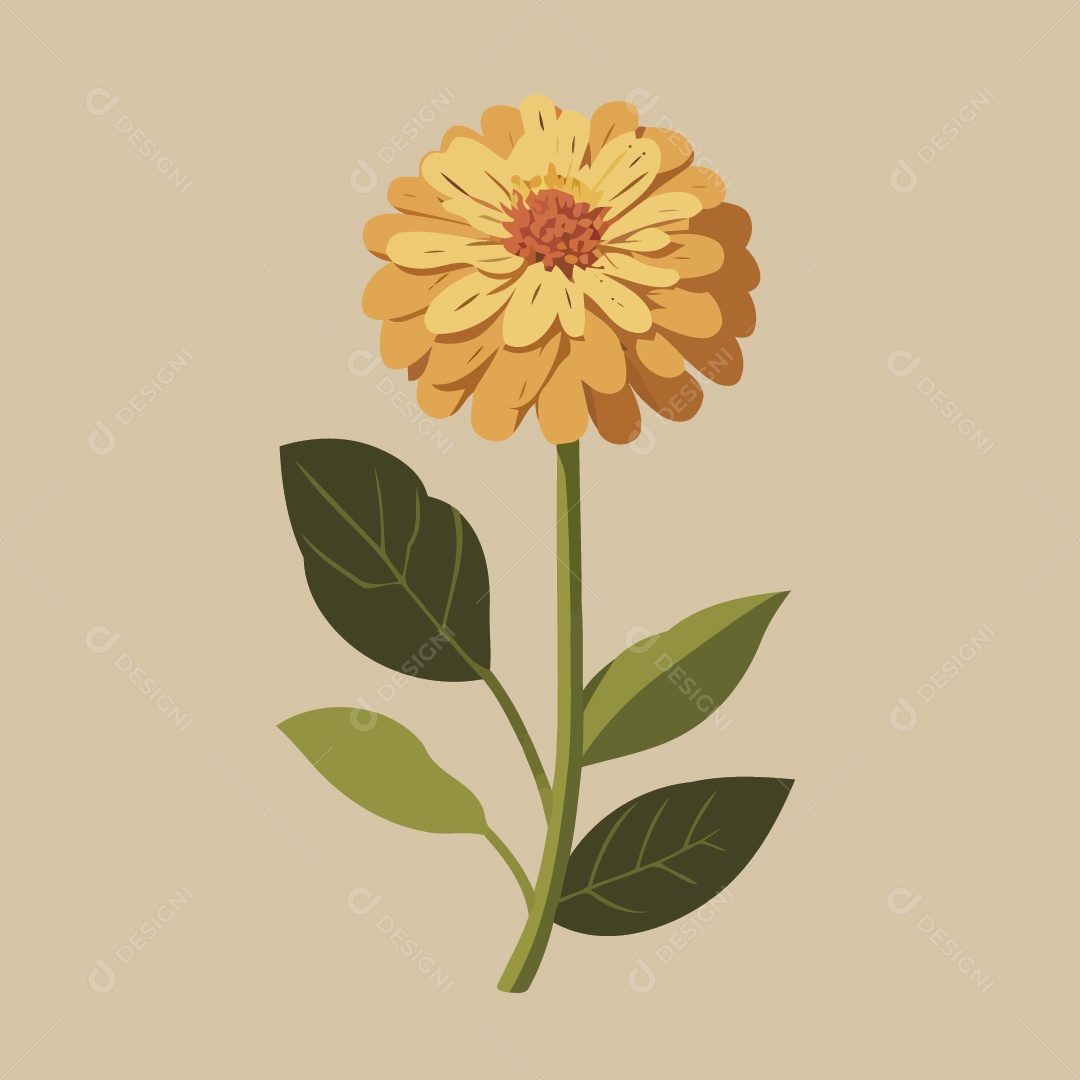 Flor Ilustração Vetor EPS