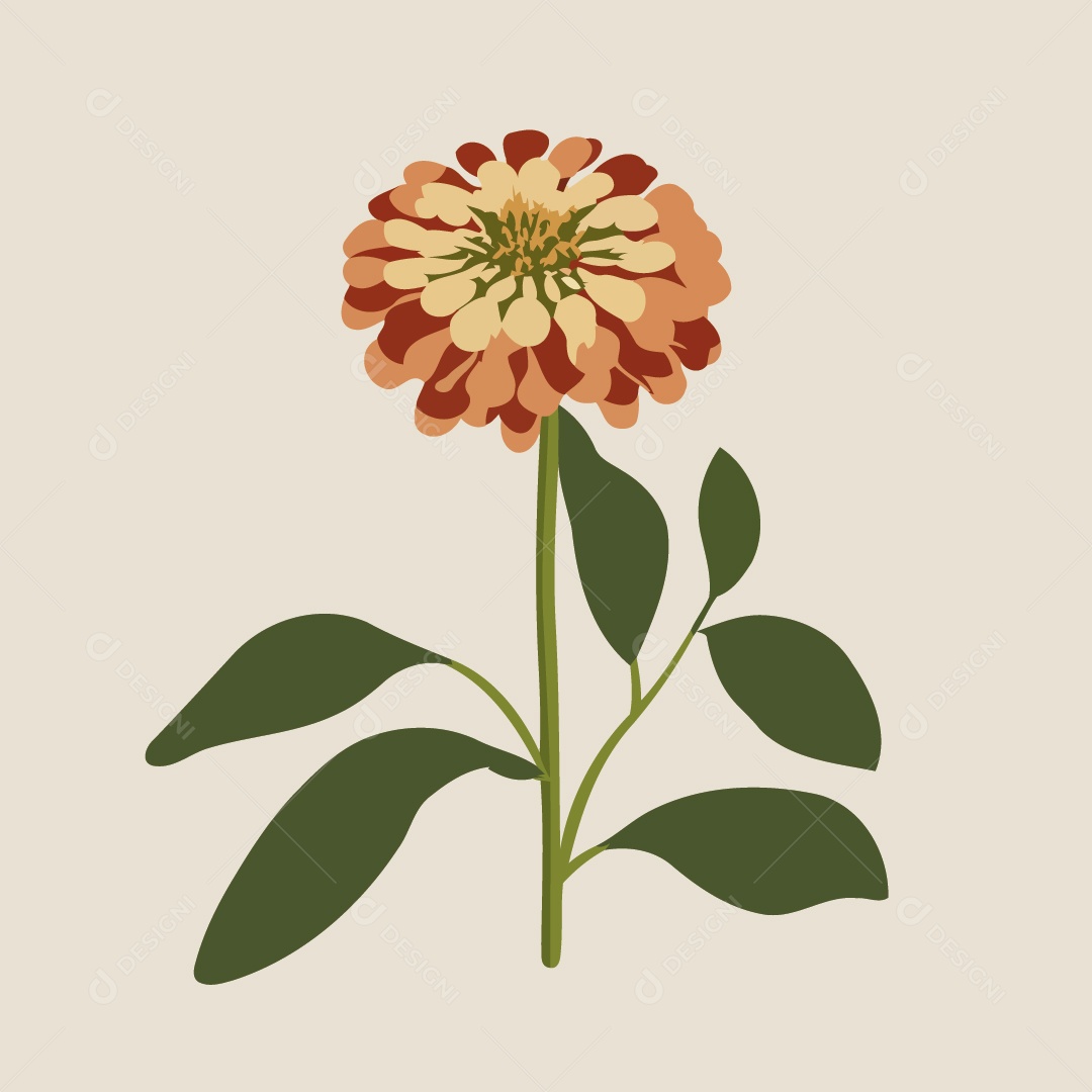 Flor Ilustração Vetor EPS