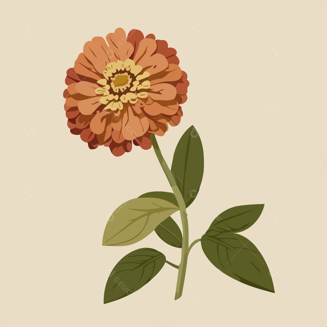 Flor Ilustração Vetor EPS