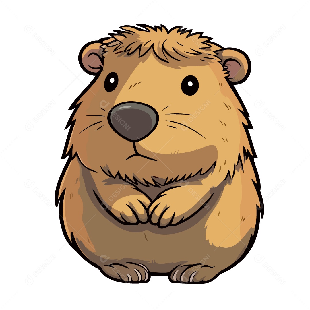 Capivara Ilustração Vetor EPS