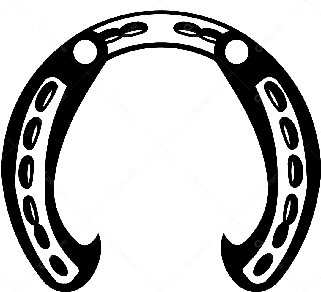 Ferradura Desenho Vetor EPS