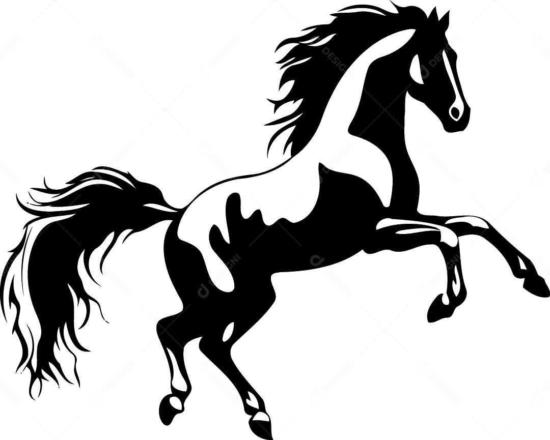 Cavalo Desenho Vetor EPS