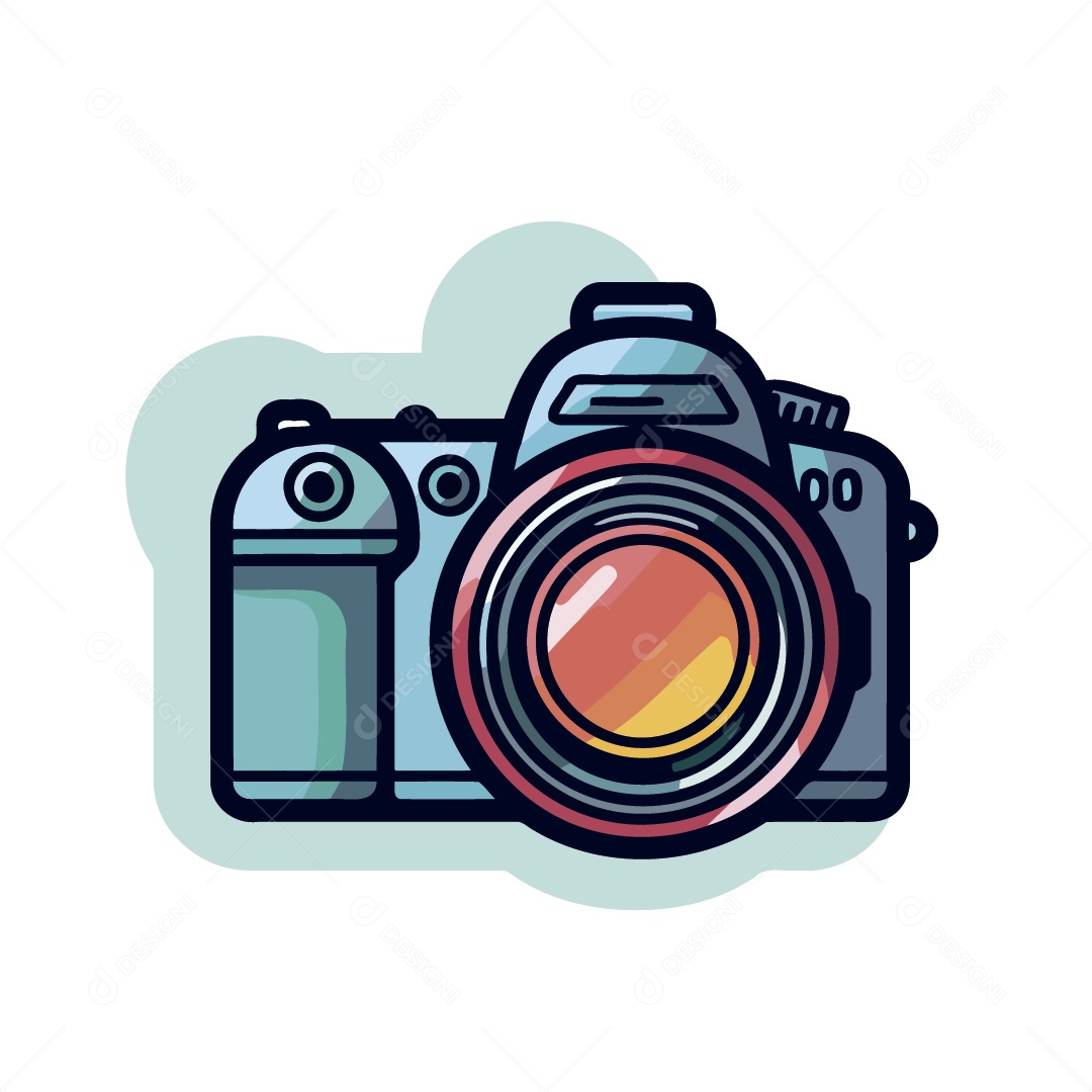 Câmera Ilustração Vetor EPS