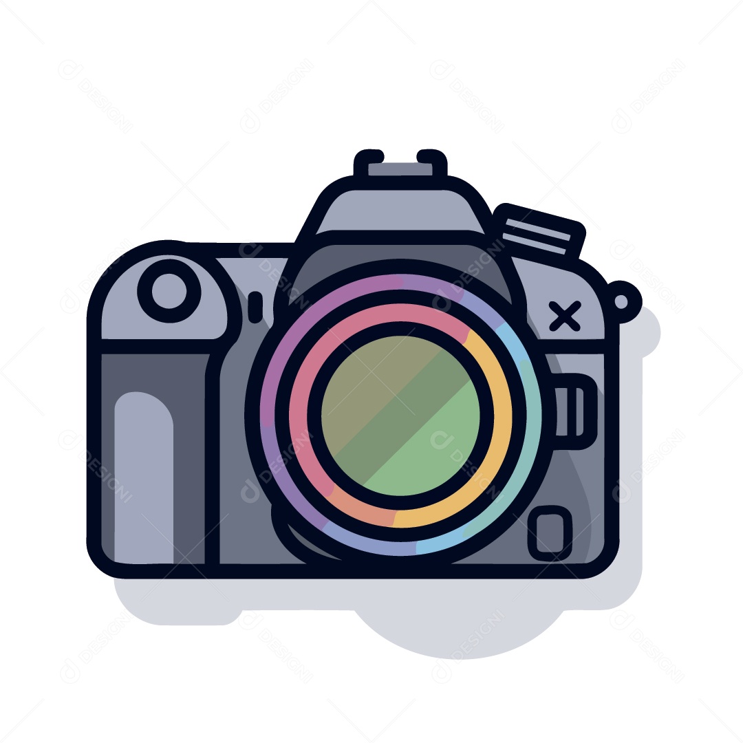 Câmera Ilustração Vetor EPS