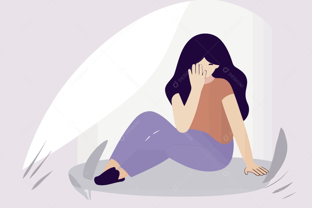 Mulher Ilustração Vetor EPS