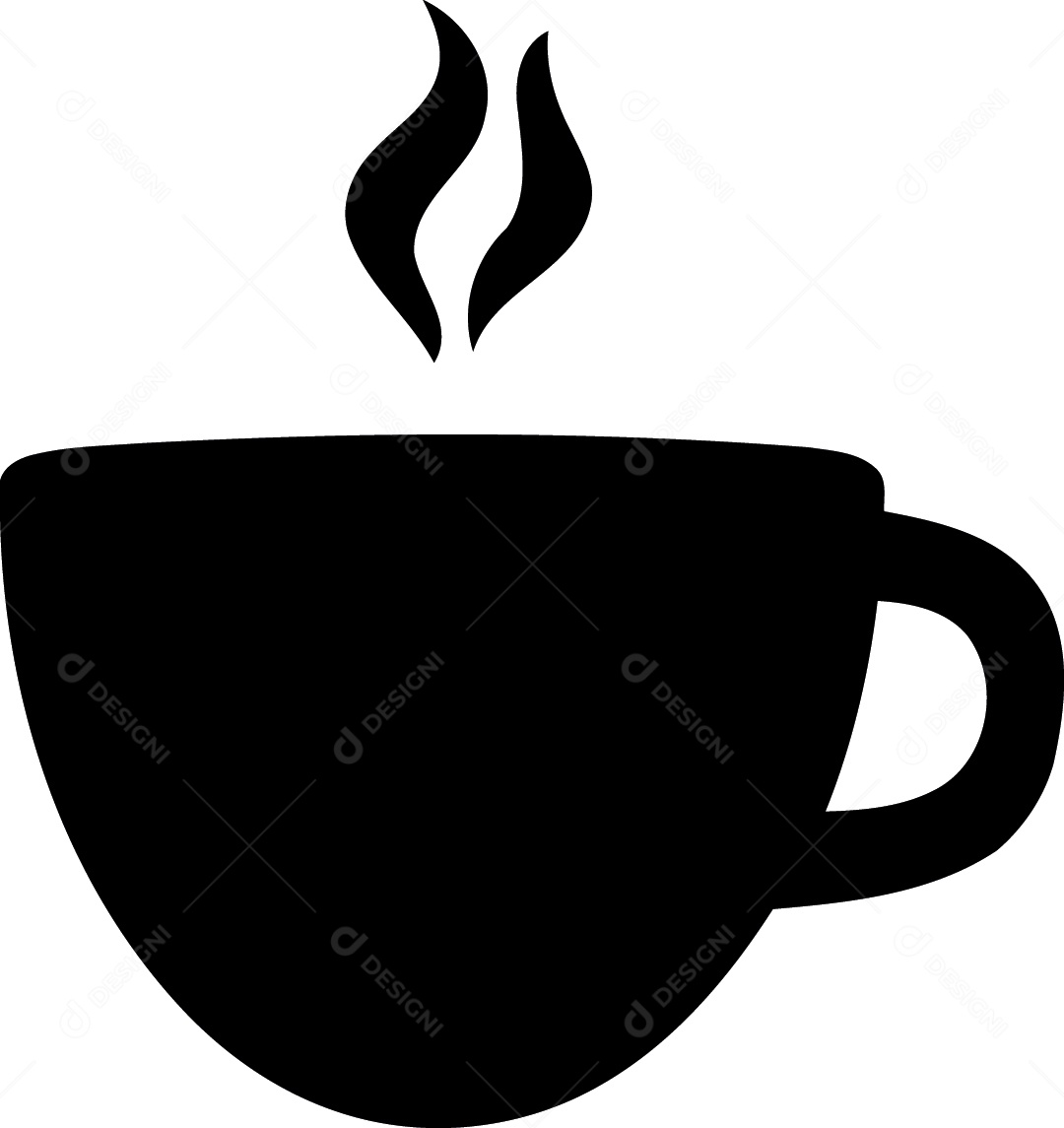 Xicara Desenho Vetor EPS