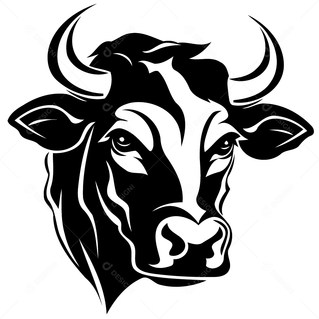 Vaca Desenho Vetor EPS