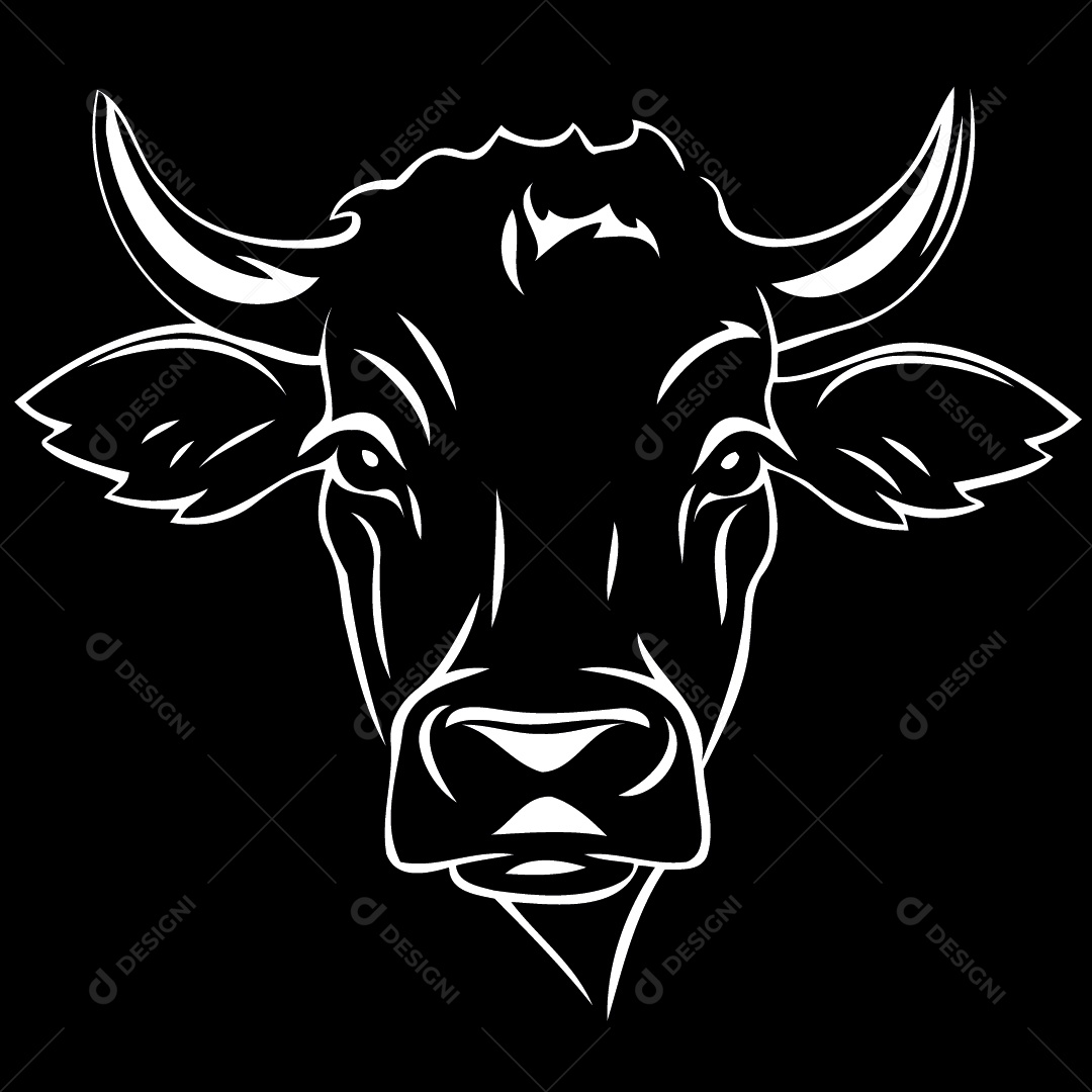 Vaca Desenho Vetor EPS