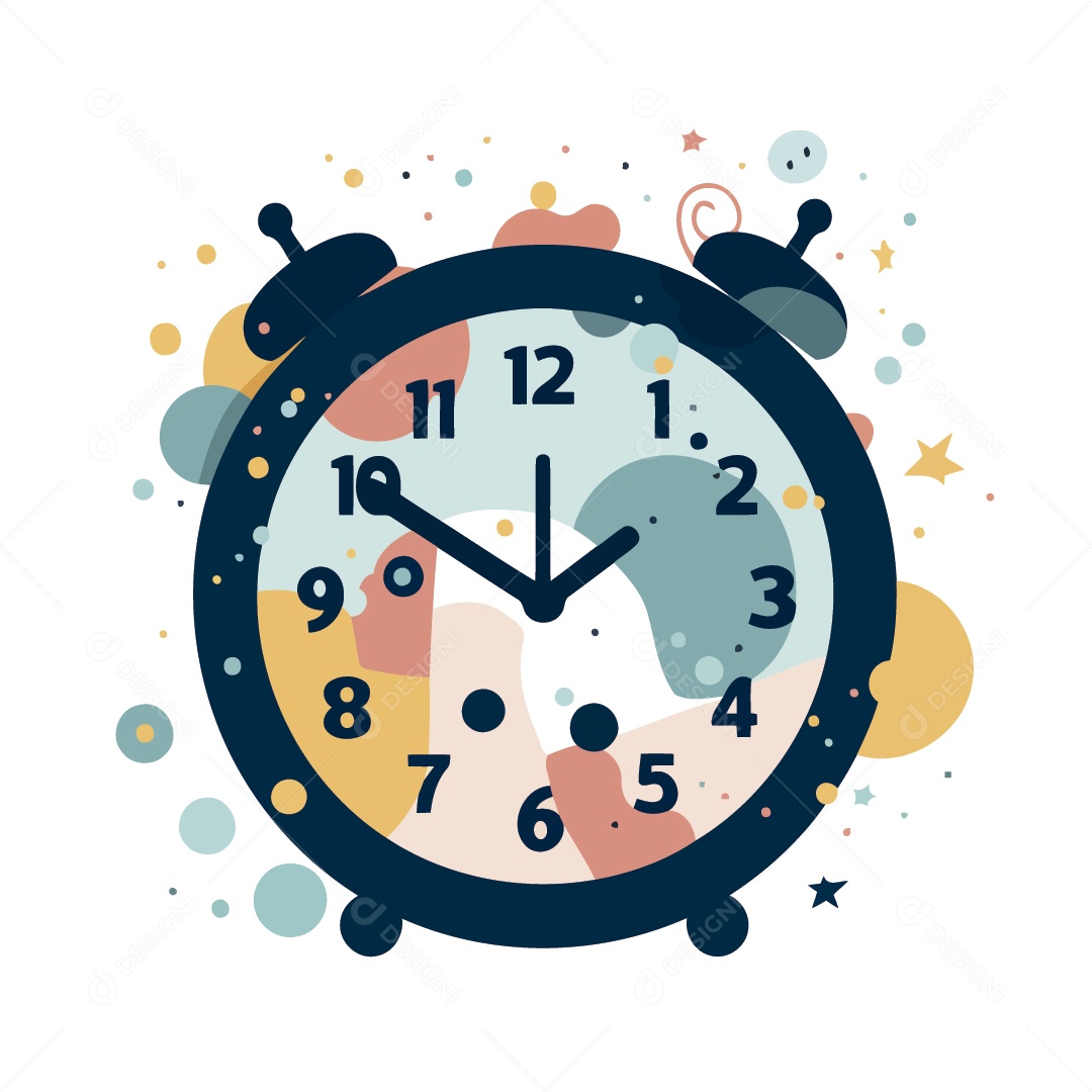 Relógio Ilustração  Vetor EPS