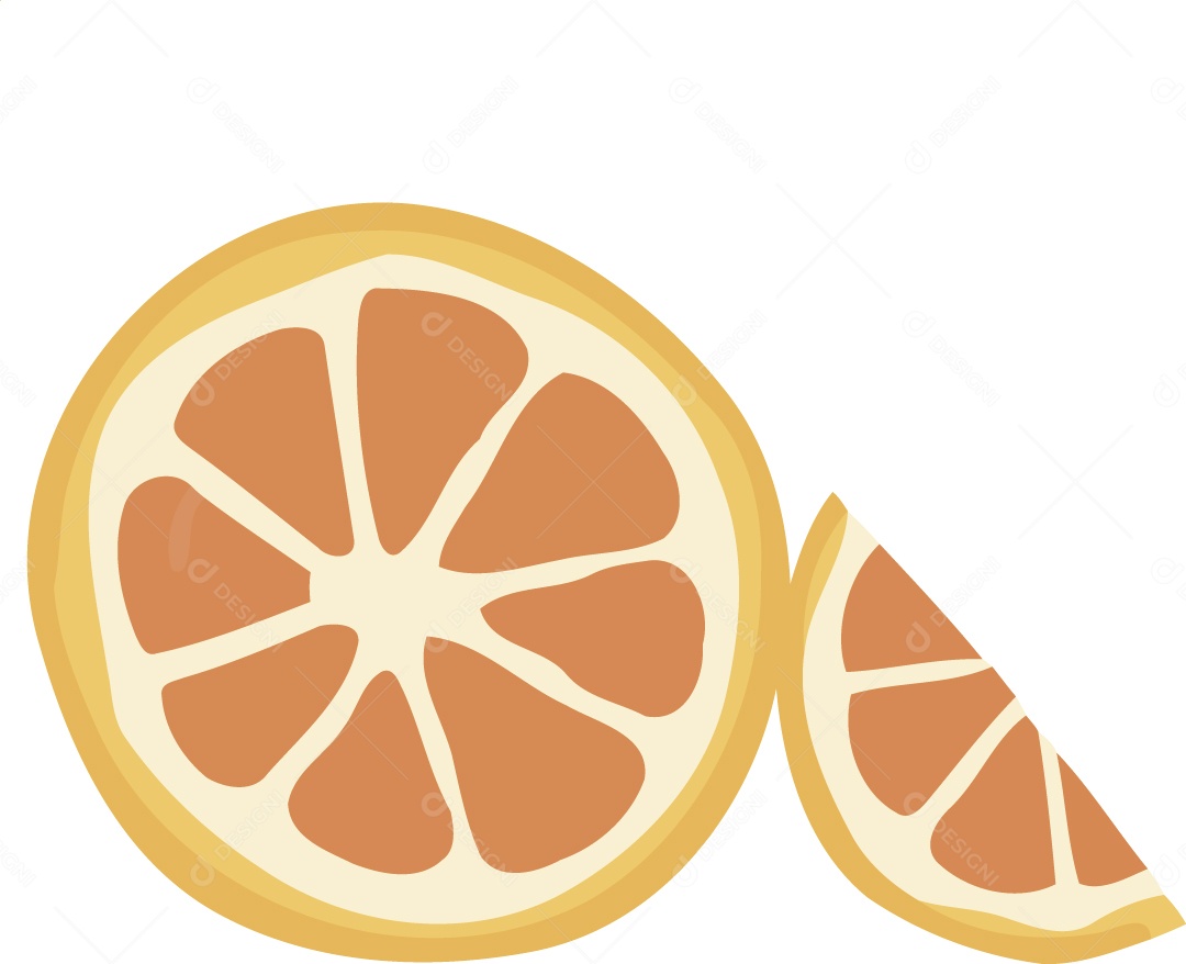 Laranja Desenho Vetor EPS
