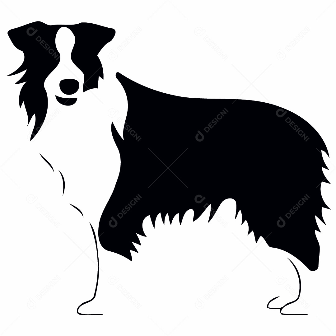 Cachorro Desenho Vetor EPS