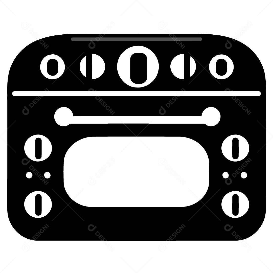 Forno Desenho Vetor EPS