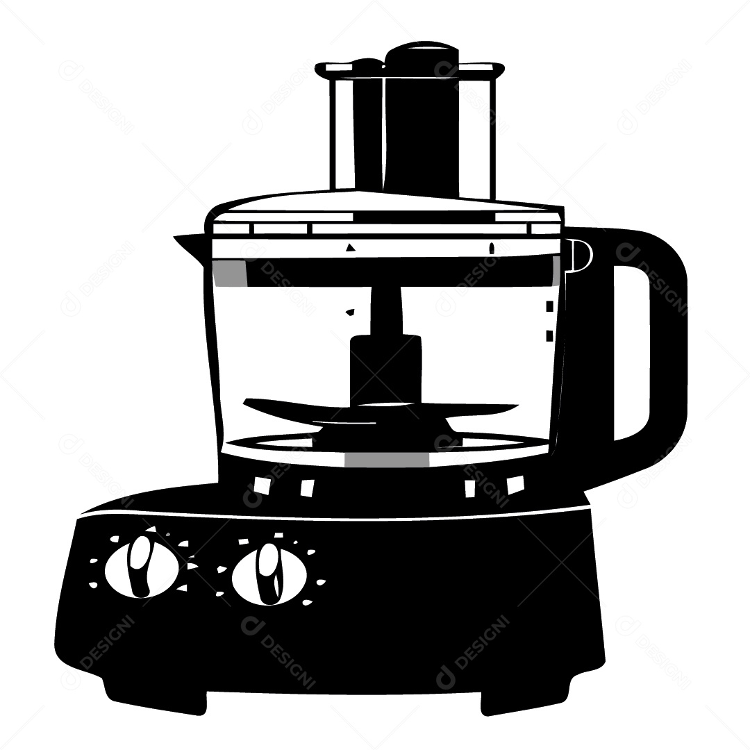 Proseador de Alimentos Desenho Vetor EPS