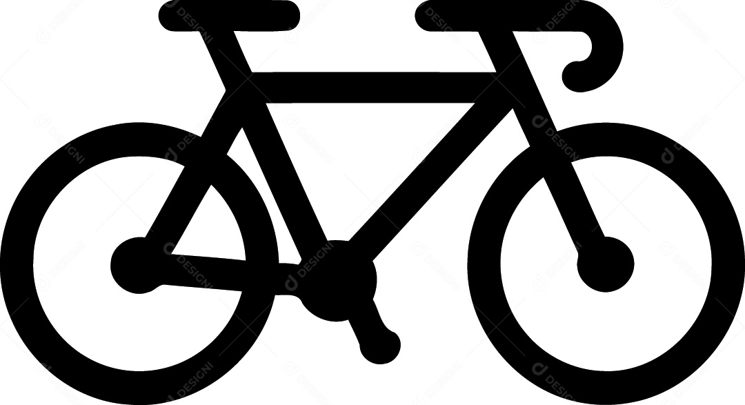 Bicicleta Desenho Vetor EPS