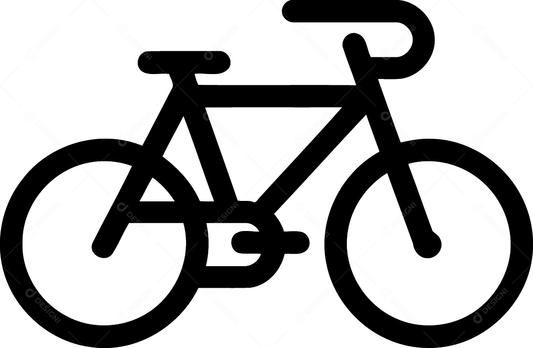 Bicicleta Desenho Vetor EPS
