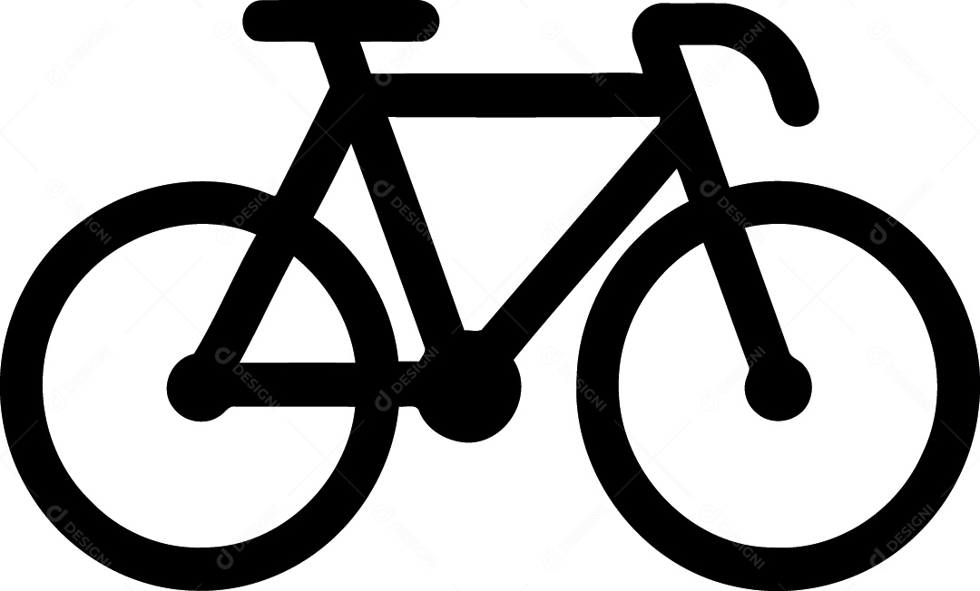Bicicleta Desenho Vetor EPS