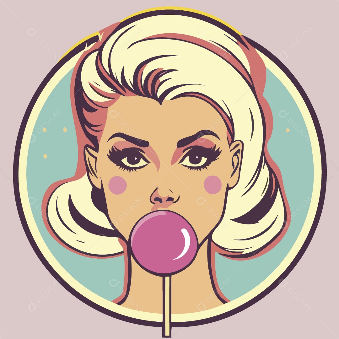 Mulher Ilustração Vetor EPS