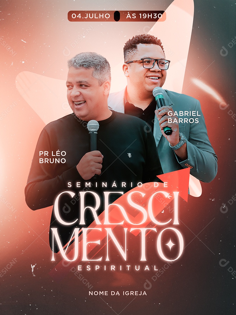 Seminário de Crescimento Social Media PSD Editável