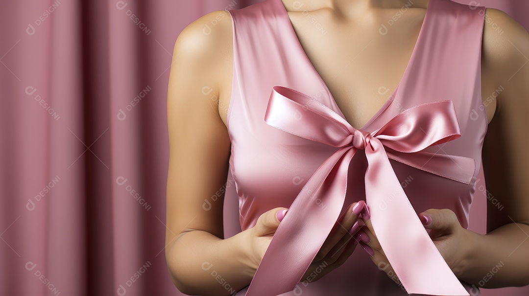 Fundo para campanha do mês de outubro contra o câncer de mama