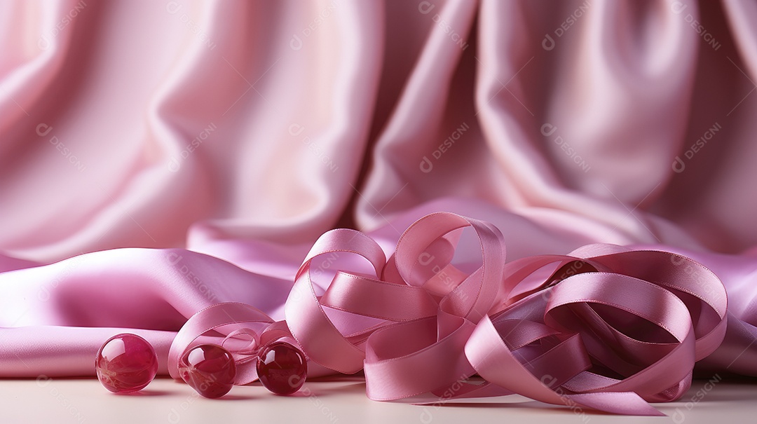 Fundo para campanha do mês de outubro contra o câncer de mama