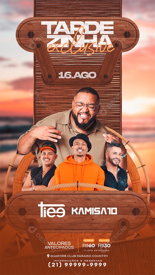 Story Tardezinha Exclusive Flyer Social Media PSD