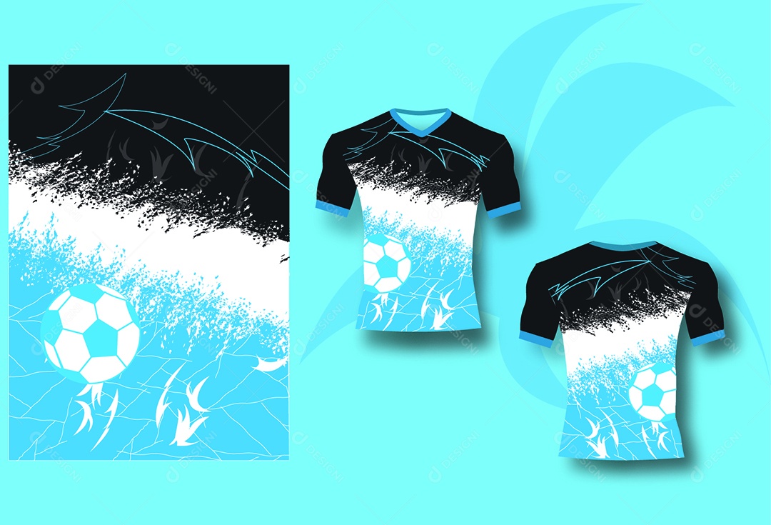 Mockup de Camisa de Futebol AI