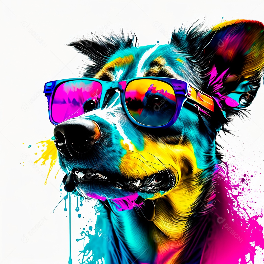 -colourful--no-background--dog-is-wearing-a-pair-o - 2023-07-29T073334.850_generative_ai.
