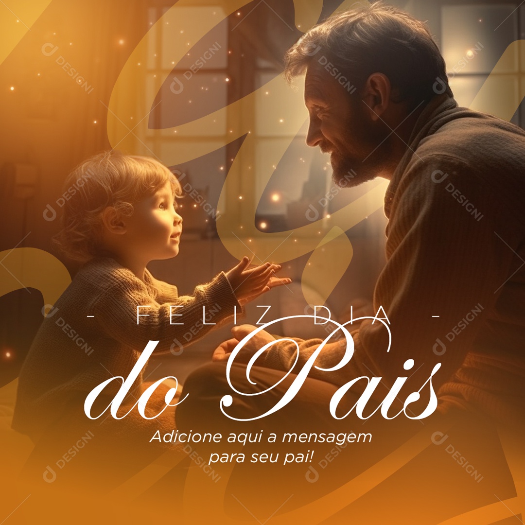 Dia dos Pais Social Media PSD Editável