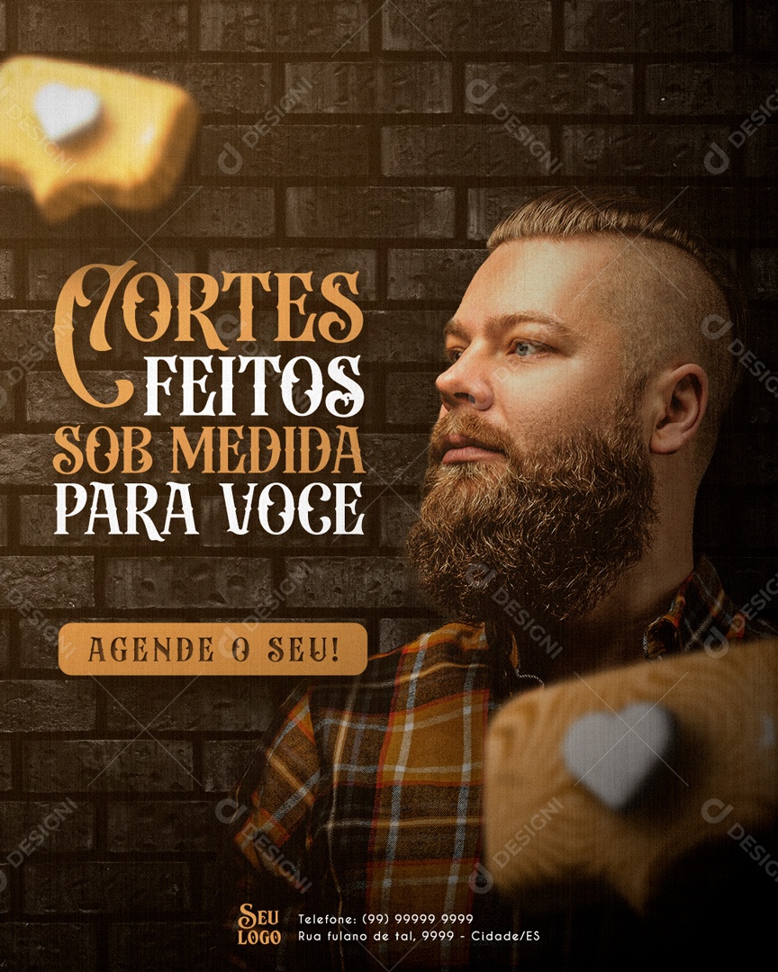 7 Cortes Feitos Sob Medida Para Você Social Media PSD Editável