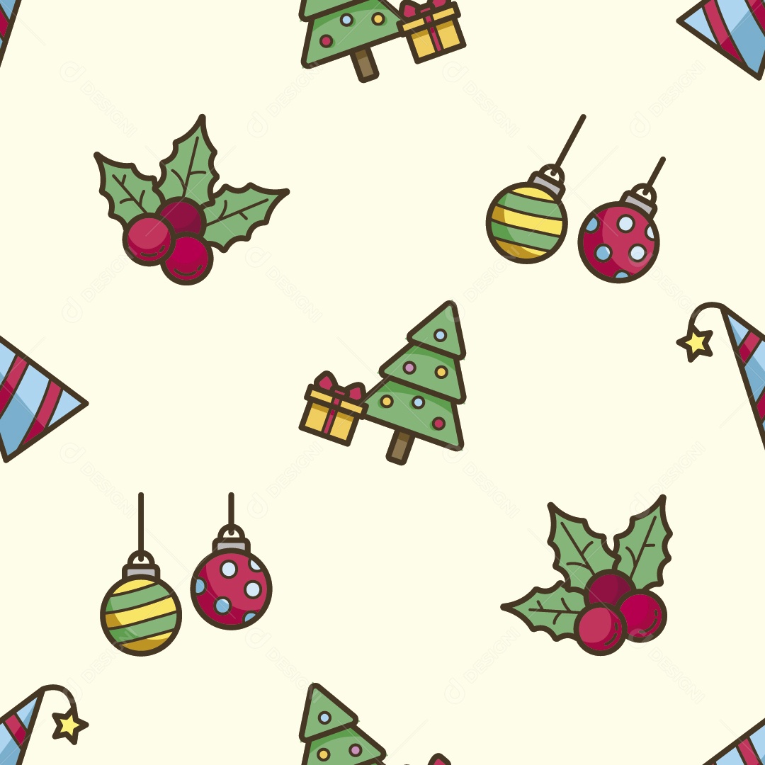 Conjuntos de Vetores Natalino Ilustração Vetor EPS