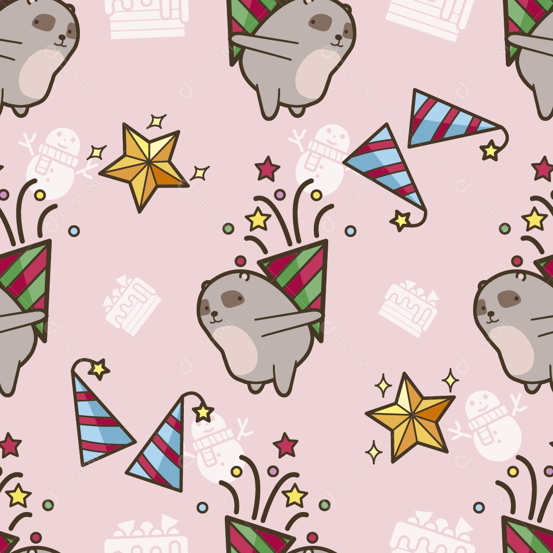 Conjuntos de Vetores Natalino Ilustração Vetor EPS