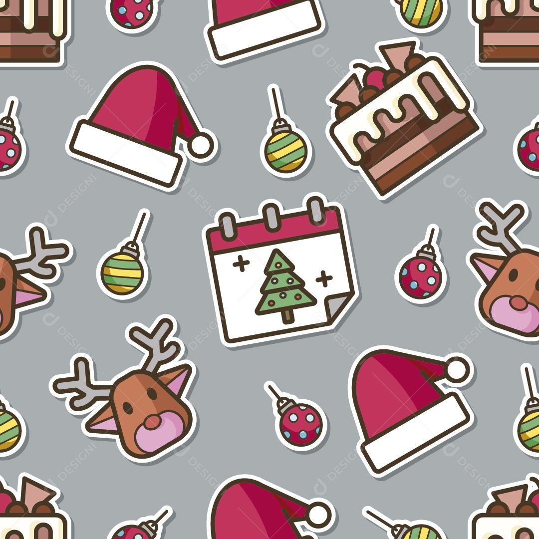 Conjuntos de Vetores Natalino Ilustração Vetor EPS