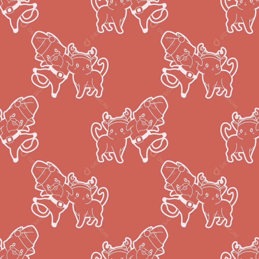 Conjuntos Natalino Ilustração Vetor EPS