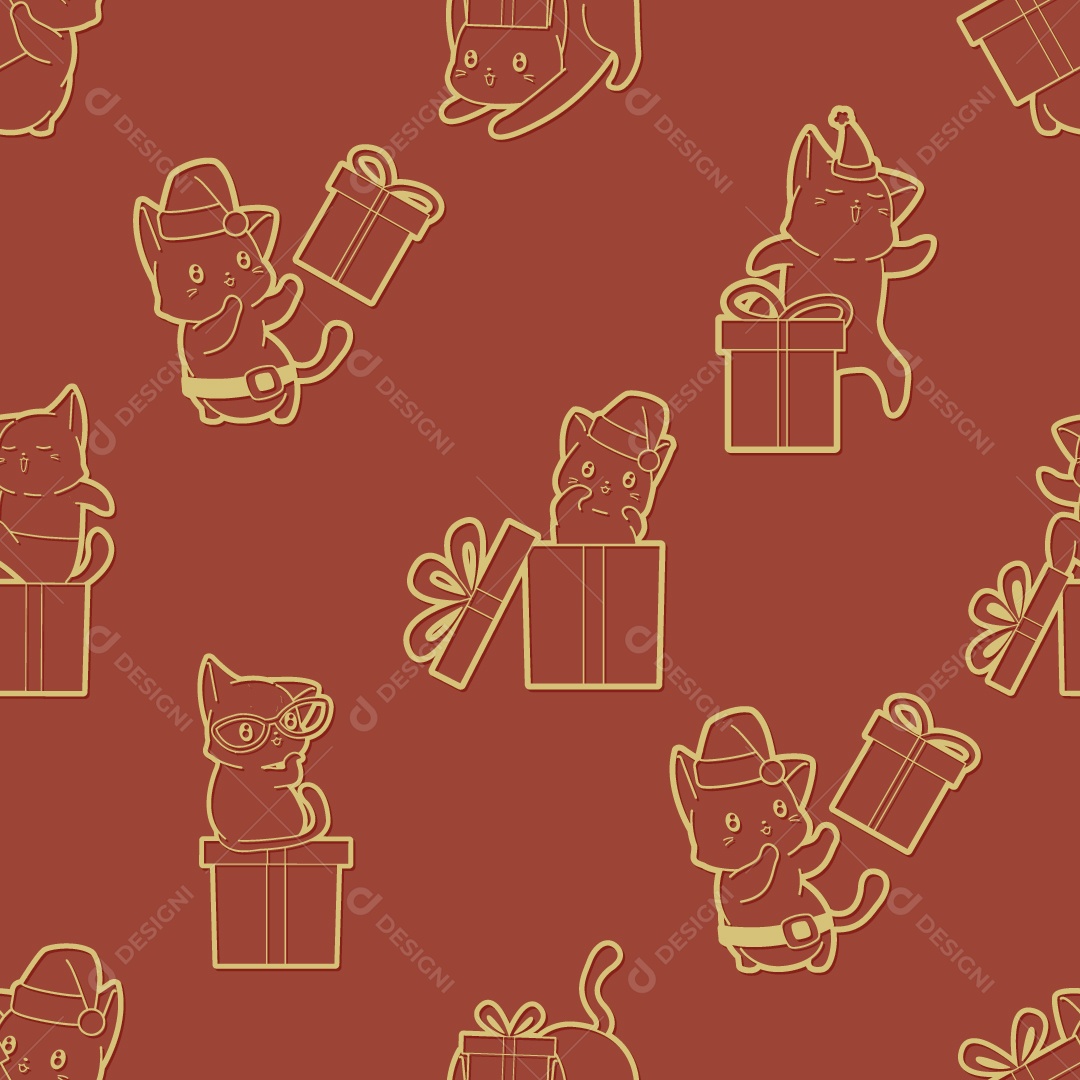 Conjuntos Natalino Fundo Vermelho Ilustração Vetor EPS