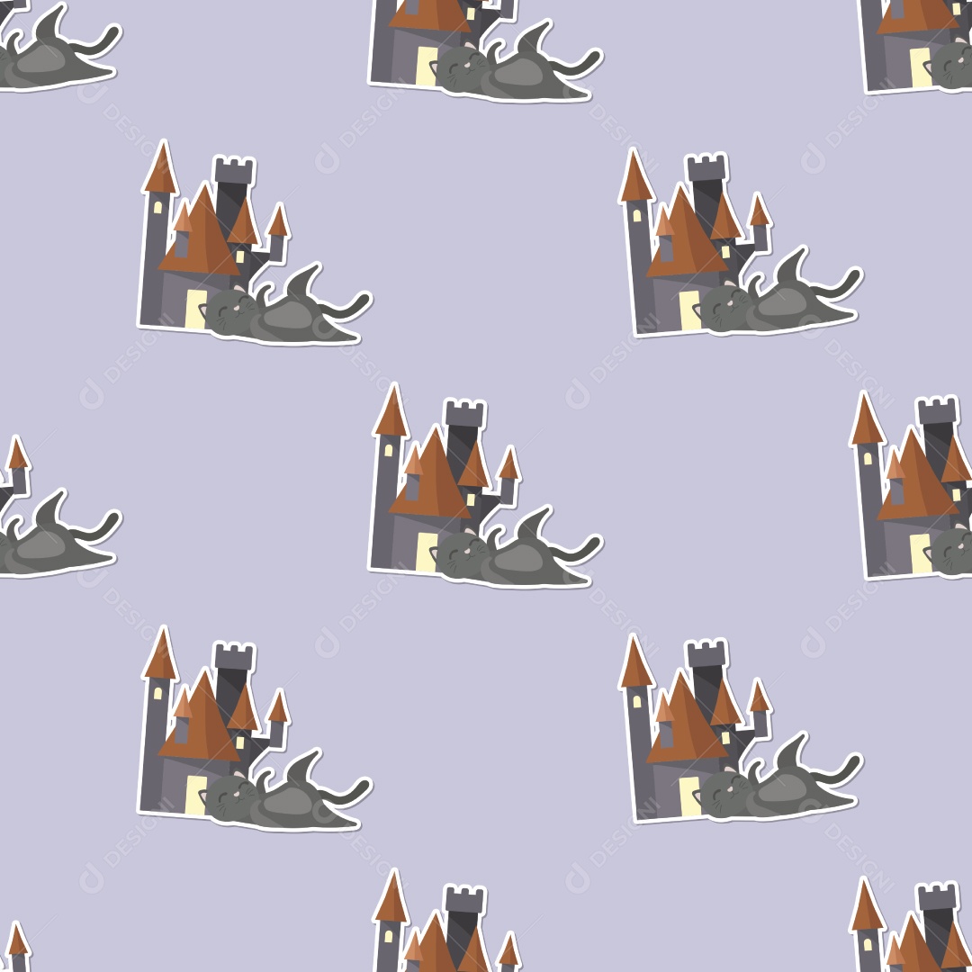 Conjuntos de Halloween Ilustração Vetor EPS