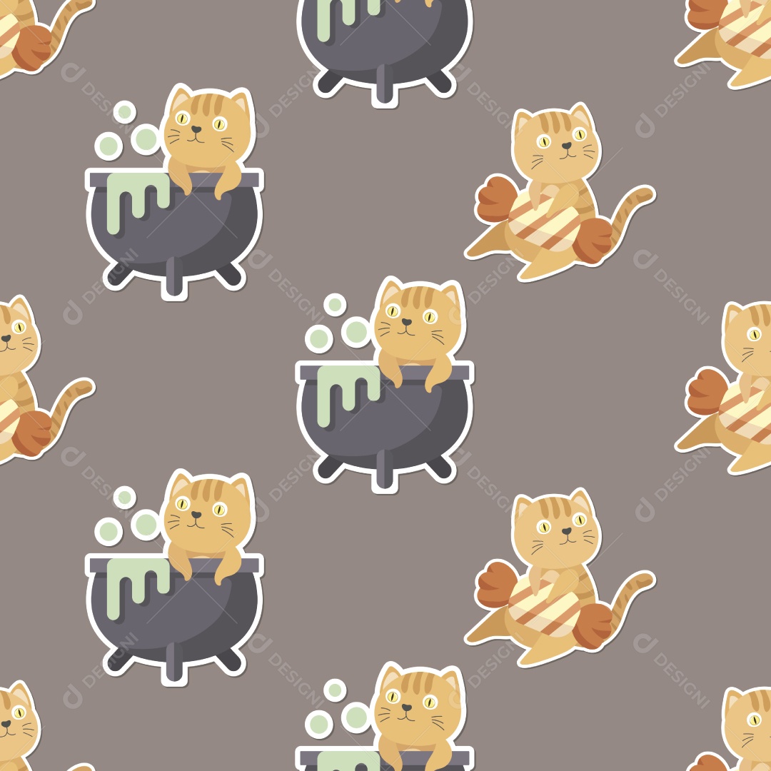 Conjuntos de Elementos para o Halloween Ilustração Vetor EPS